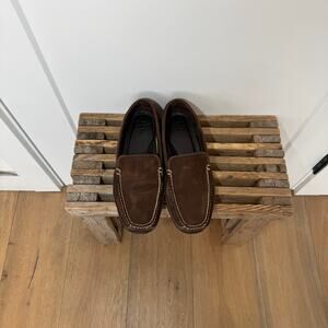 Vintage LL Bean Suede Moccasin Slip on Loafers. Casual, Preppy, Business. 8.5